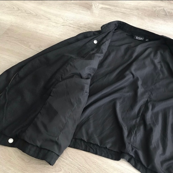 a.n.a Black Lined Moto Jacket Plus size 2X - Picture 5 of 10